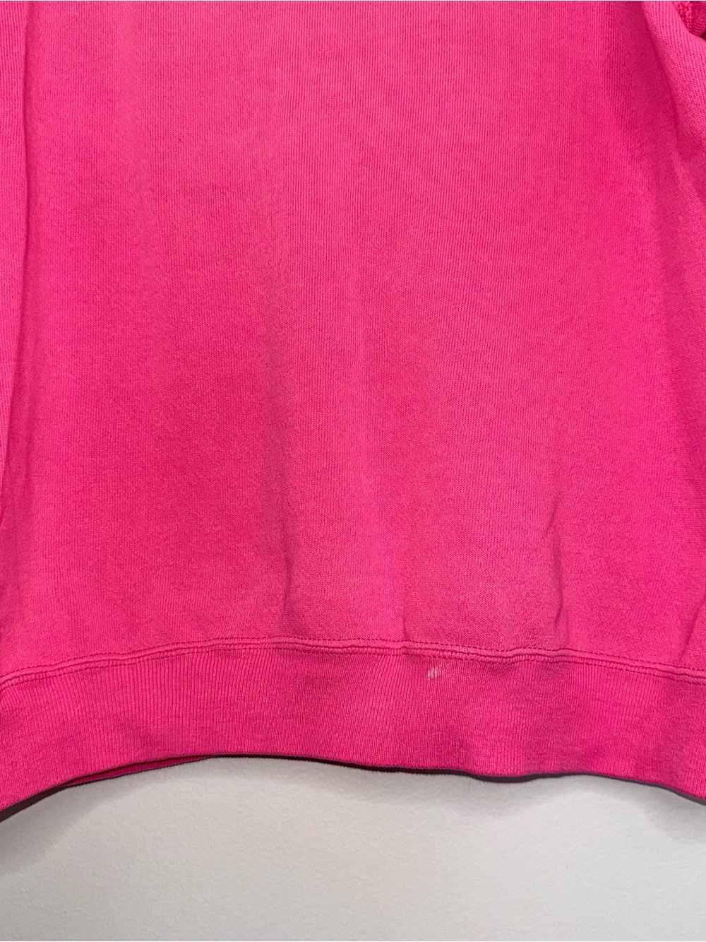 Tultex Vintage Bright Hot Pink Crewneck Sweatshirt - Picture 3 of 7